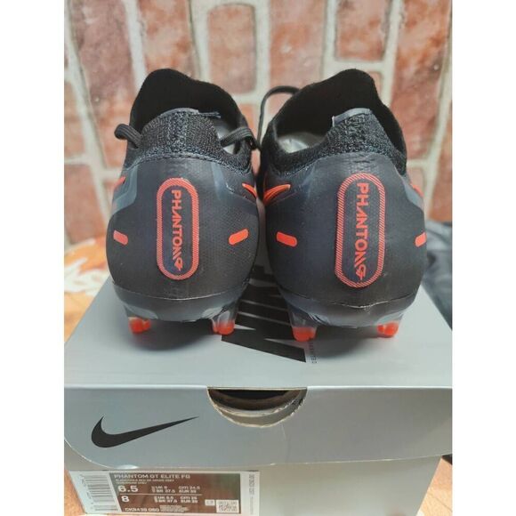 Nike Phantom GT Elite FG Black Chile Red Cleats Men\'s Size 6.5 Retail $250 main image 5